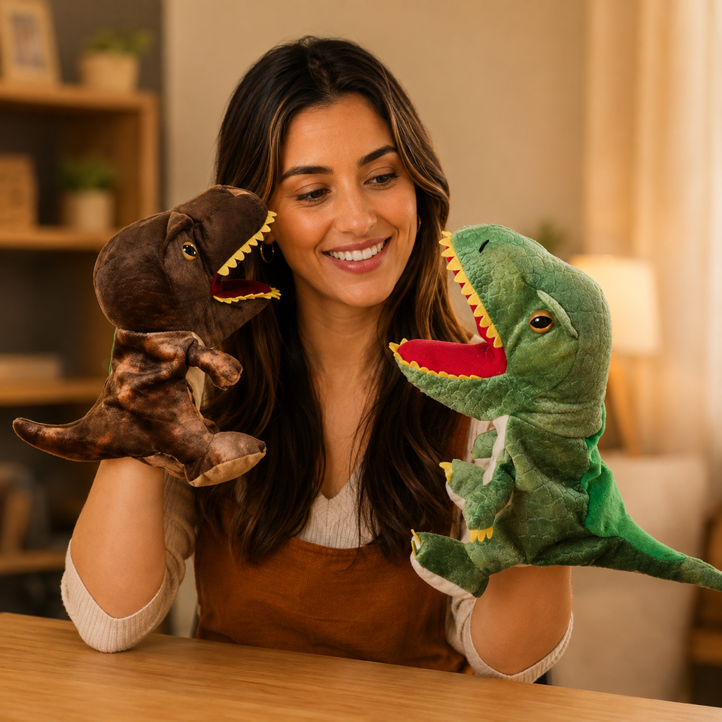 DinoDedoches™ - Fantoches de Dedo Dinossauro