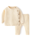 Conjunto Suéter Tricô Bebê | Menino e Menina 0–3 Anos