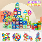 Blocos Magnéticos de Construção STEM | Brinquedo Educativo DIY