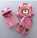 Conjunto Esportivo Bebê Natal | Roupa Outono/Inverno com Capuz 6M–4 Anos