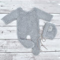 Kit Ensaio Fotográfico Recém-Nascido Teddy Bear | Fantasia e Macacão para Newborn