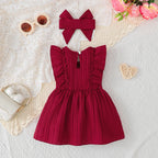 Vestido Liso com Faixa