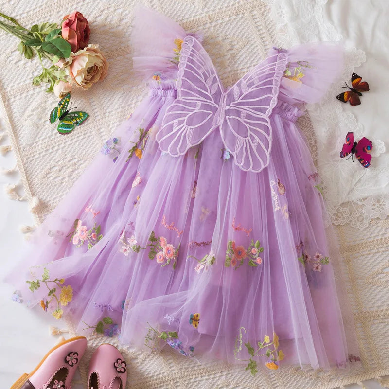 Vestido Floral Tule