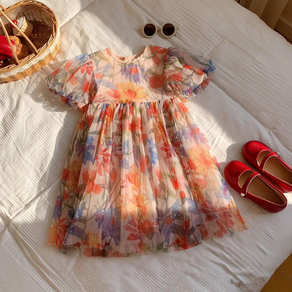 Vestido Floral Bufante