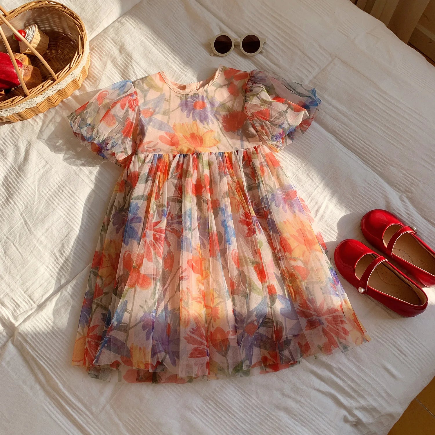 Vestido Floral Bufante
