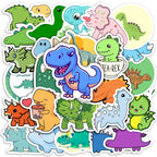 Adesivos Dinossauro | Kit Decorativo para Cadernos e Bagagem