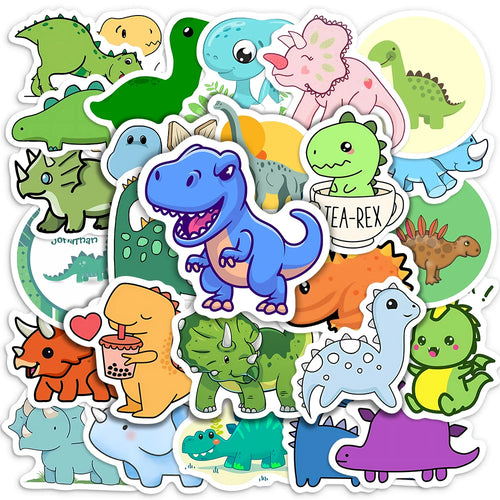 Adesivos Dinossauro | Kit Decorativo para Cadernos e Bagagem