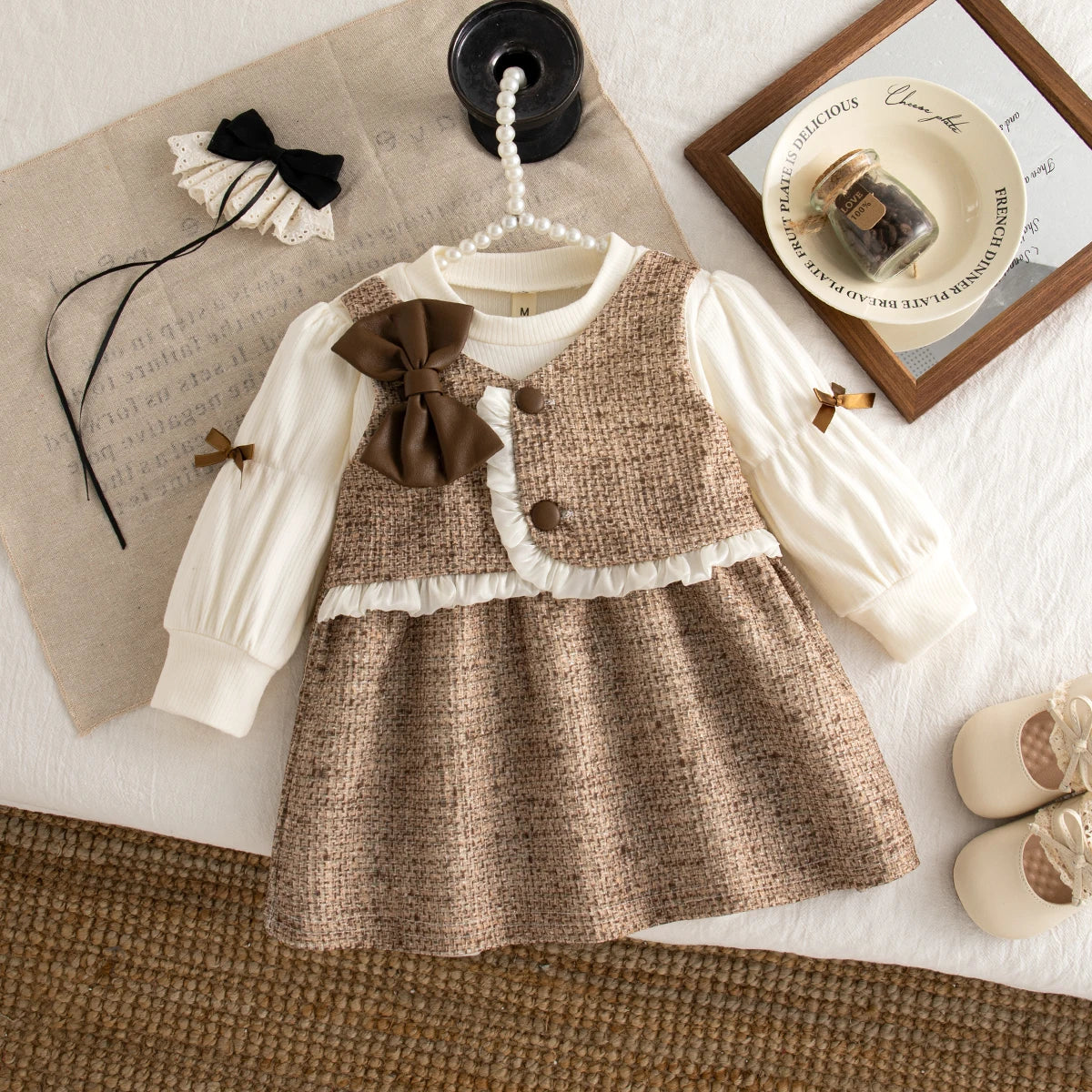 Vestido Laço e Renda