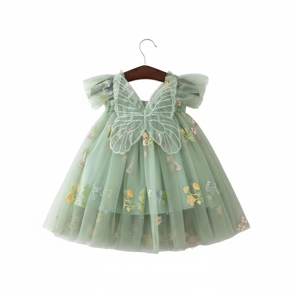 Vestido Floral Tule
