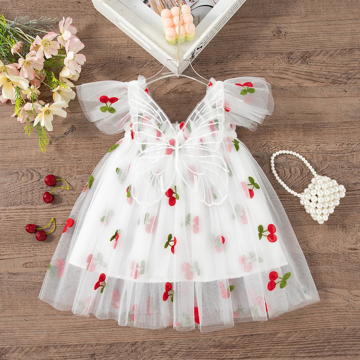 Vestido Tule Bordado