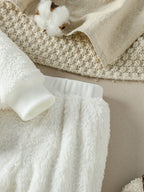 Conjunto 2 Peças Bebê Fleece Ursinho Quente | Unissex 6M–2 Anos