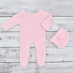 Kit Ensaio Fotográfico Recém-Nascido Teddy Bear | Fantasia e Macacão para Newborn