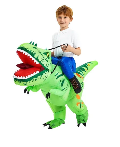 Fantasia Inflável Halloween | Dinossauro, Coelho e Unicórnio Adulto e Infantil