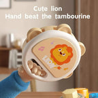 Pandeiro Musical Colorido Bebê | Percussão Sensorial Infantil