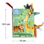 Livro Sensorial Bebê 3D Toque e Sinta | Estimulação Precoce 0–12 Meses