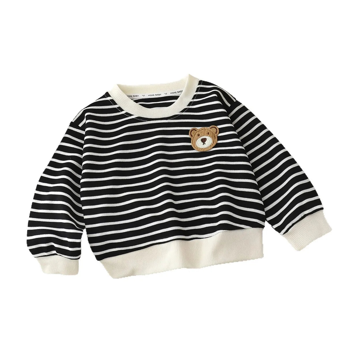 Moletom Bebê Unissex Teddy Bear | Blusa Manga Longa Elástica 6M–8 Anos