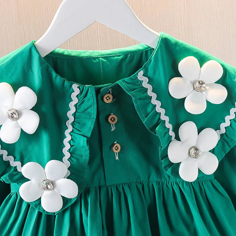 Vestido Floral Coreano
