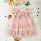 Vestido Floral Tule