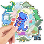 Adesivos Dinossauro | Kit Decorativo para Cadernos e Bagagem