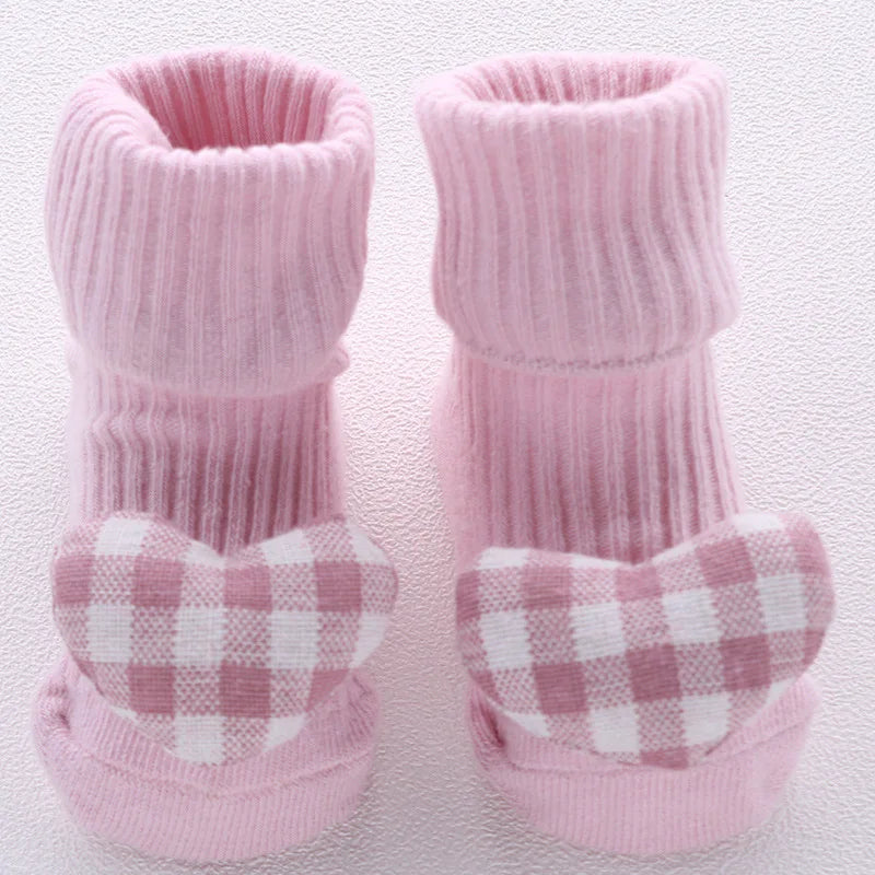Meias Antiderrapantes Bebê Estampadas | Unissex 0–3 Anos