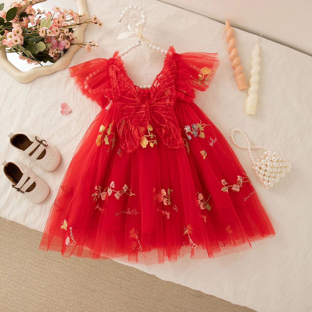 Vestido Floral Tule