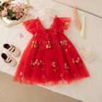 Vestido Floral Tule