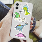 Adesivos Dinossauro | Kit Decorativo para Cadernos e Bagagem