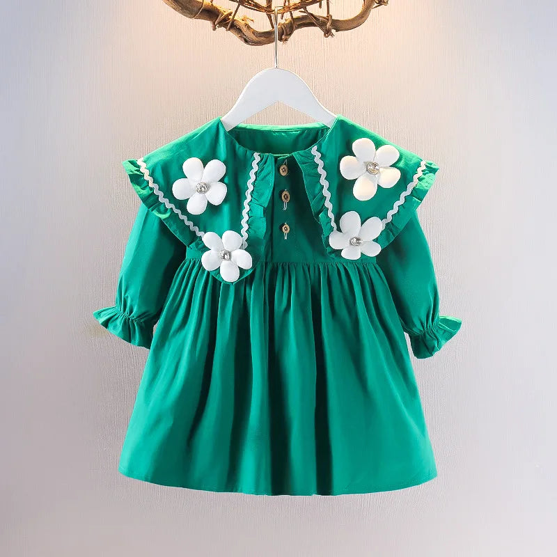 Vestido Floral Coreano