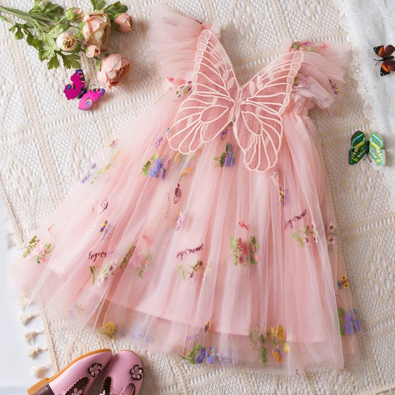 Vestido Floral Tule