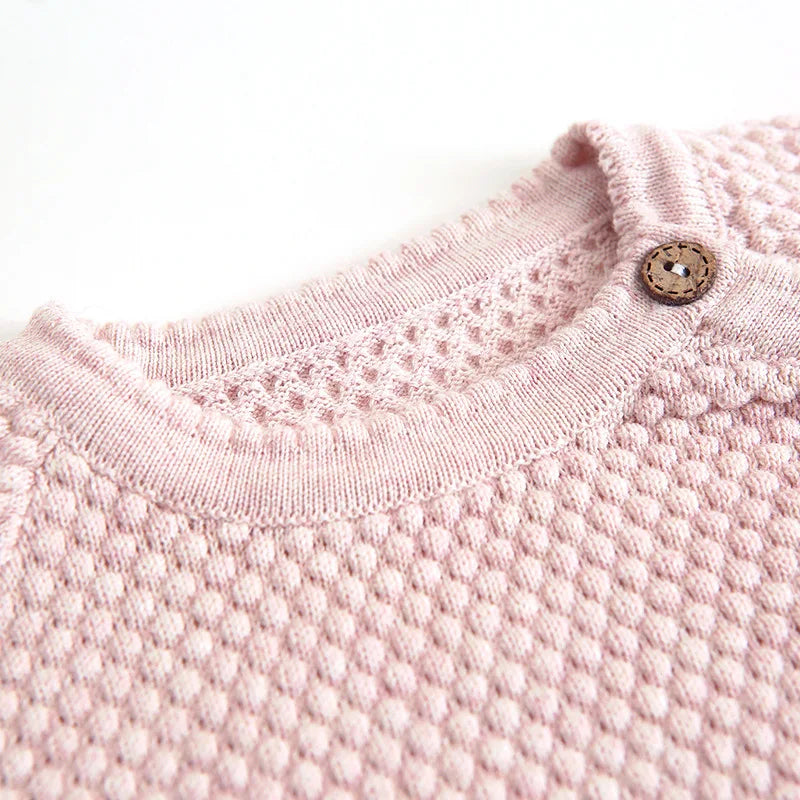 Conjunto Suéter Tricô Bebê | Menino e Menina 0–3 Anos
