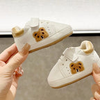 Tênis Bebê Panda Teddy Bear | Esportivo Fashion Primeiros Passos 0–18 Meses