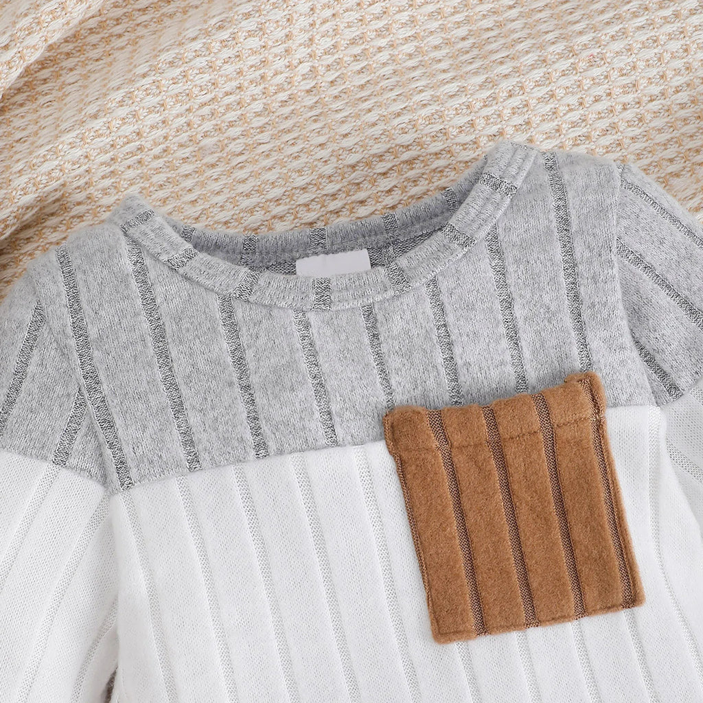 Kit 3 Peças Bebê Menino | Body + Calça + Gorro 0–18 Meses