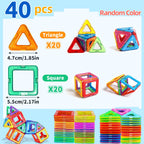 Blocos Magnéticos de Construção STEM | Brinquedo Educativo DIY