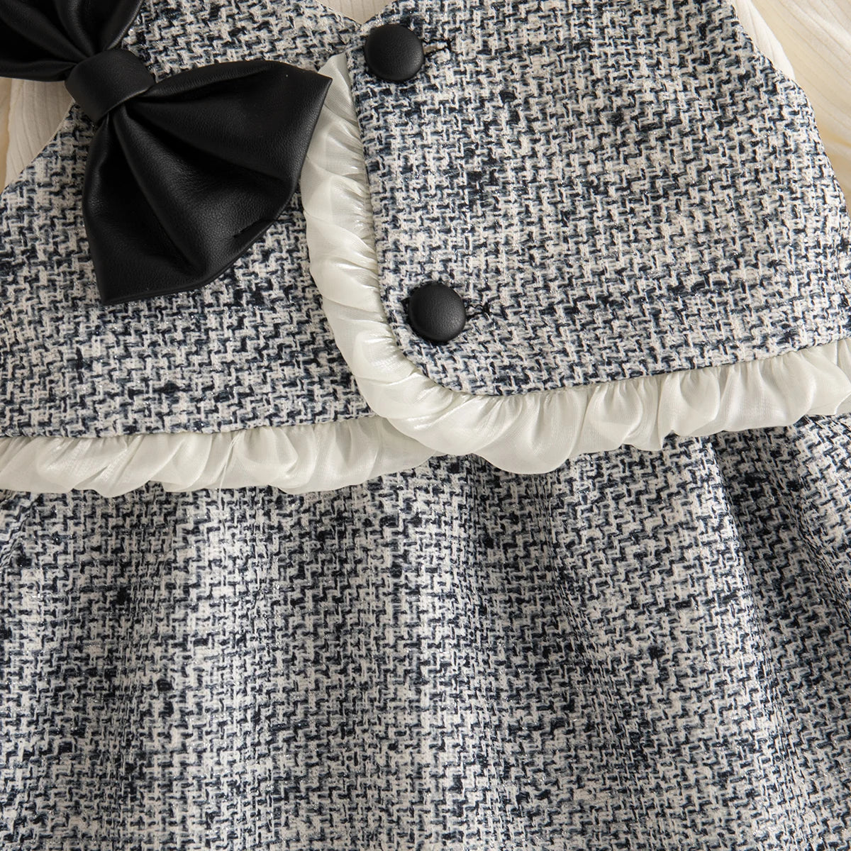Vestido Laço e Renda