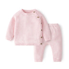Conjunto Suéter Tricô Bebê | Menino e Menina 0–3 Anos