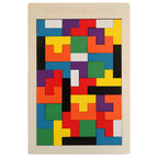 Quebra-Cabeça de Madeira Colorido | Tangram Montessori para Crianças