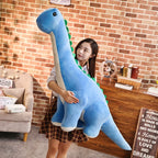 DinoAmigo Gigante™ - Pelúcia Dinossauro Pescoço Longo 50/80cm