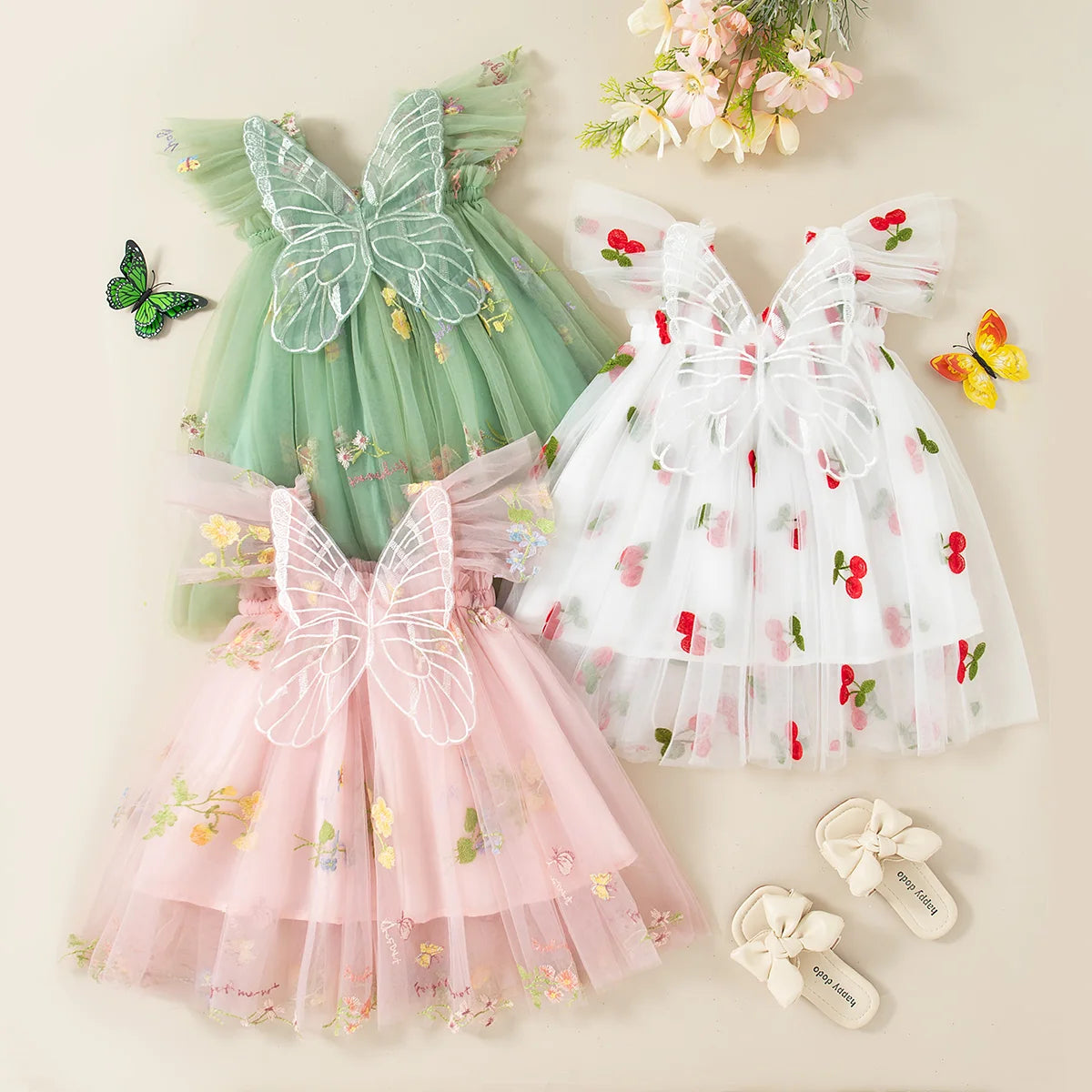 Vestido Tule Bordado