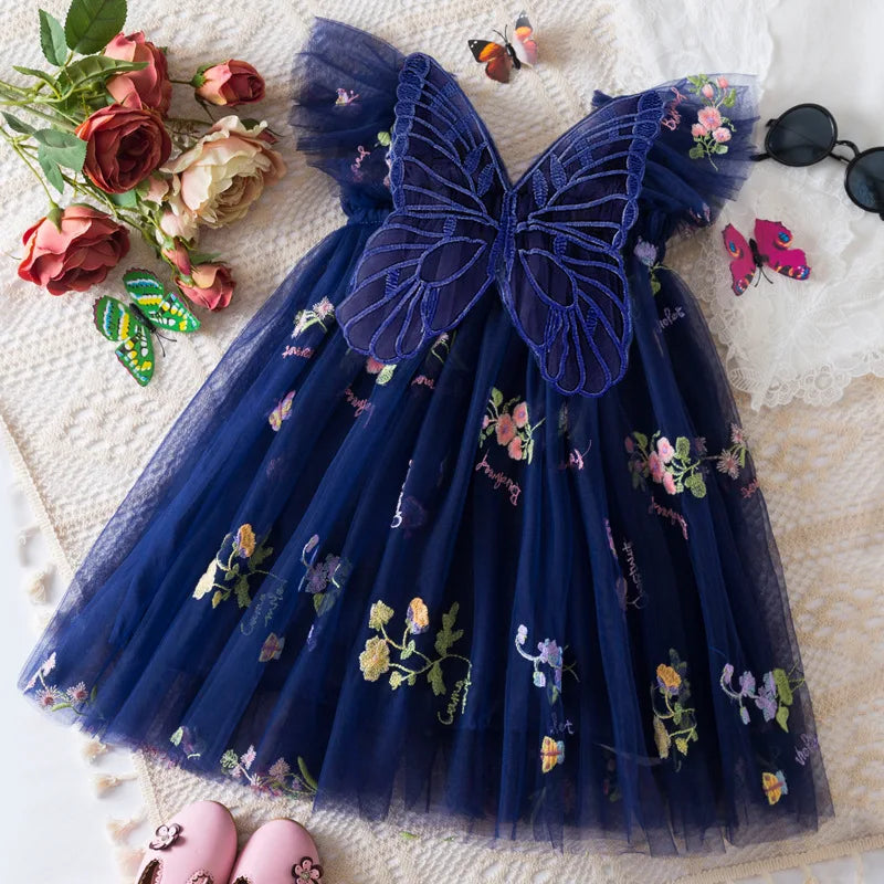 Vestido Floral Tule