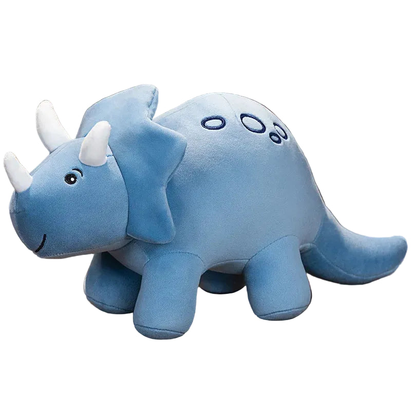 Triceratop Fofo™ - Pelúcia Dinossauro Kawaii