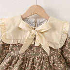 Vestido Floral Manga Longa