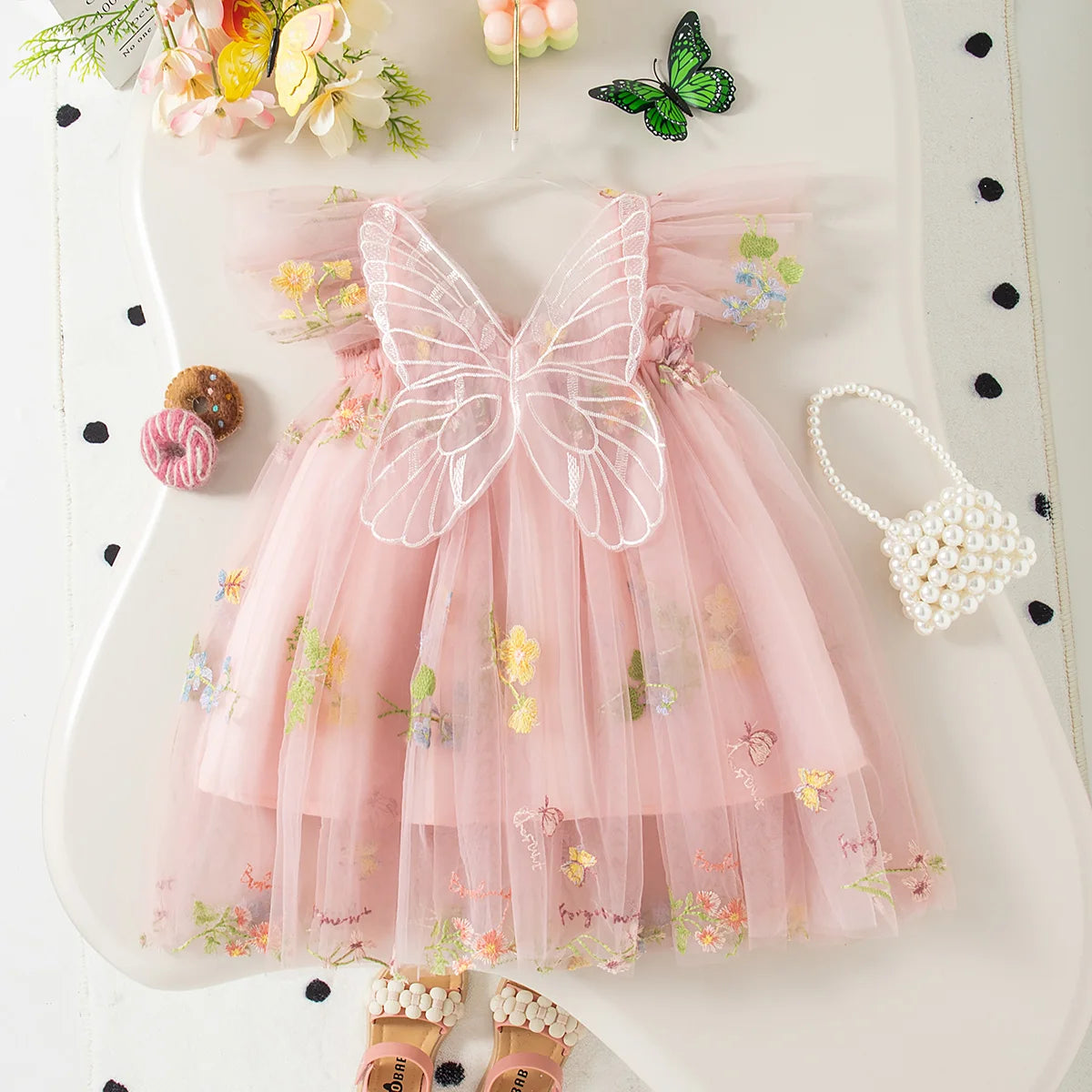 Vestido Tule Bordado