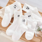 Kit 10 Pares Meias Femininas Teddy Bear | Cano Baixo Estampa Urso