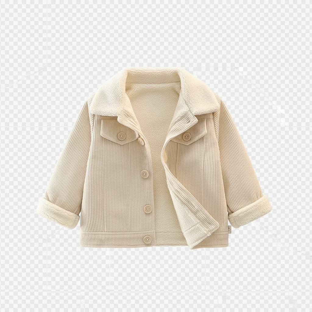 Casaco Infantil Fleece Teddy Bear | Quentinho com Capuz Outono/Inverno 12M–6 Anos