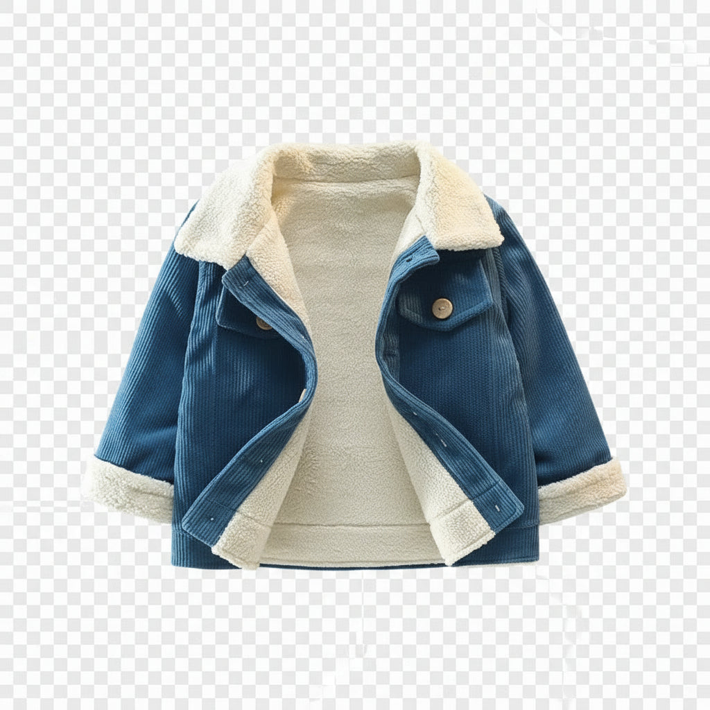 Casaco Infantil Fleece Teddy Bear | Quentinho com Capuz Outono/Inverno 12M–6 Anos