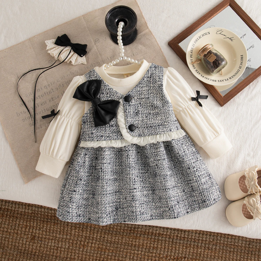 Vestido Laço e Renda