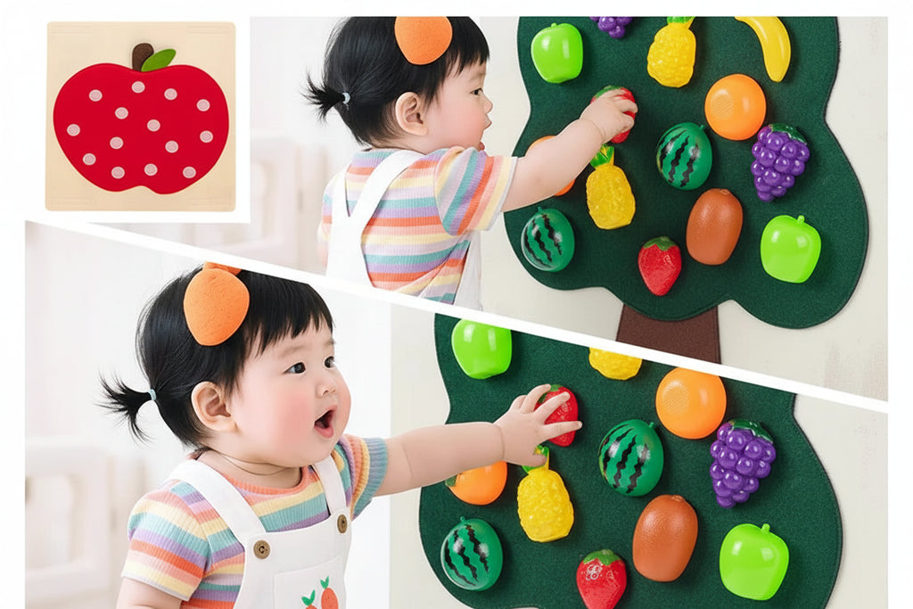 Painel de Feltro Frutas e Verduras | Cozinha Imaginária