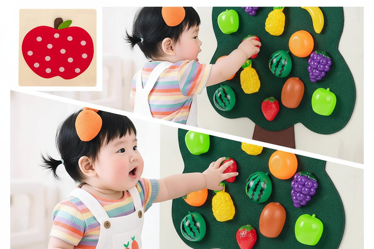 Painel de Feltro Frutas e Verduras | Cozinha Imaginária