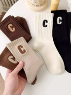 Kit 10 Pares Meias Femininas Teddy Bear | Cano Baixo Estampa Urso