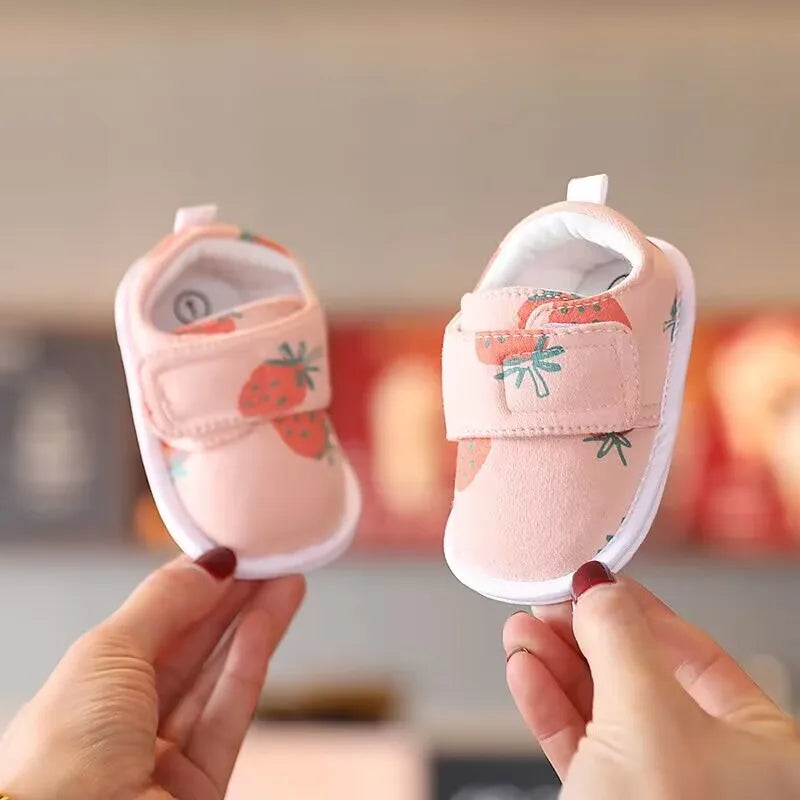 Sandália Bebê Teddy Bear | Sola Macia Bico Fechado Primeiros Passos 0–18 Meses